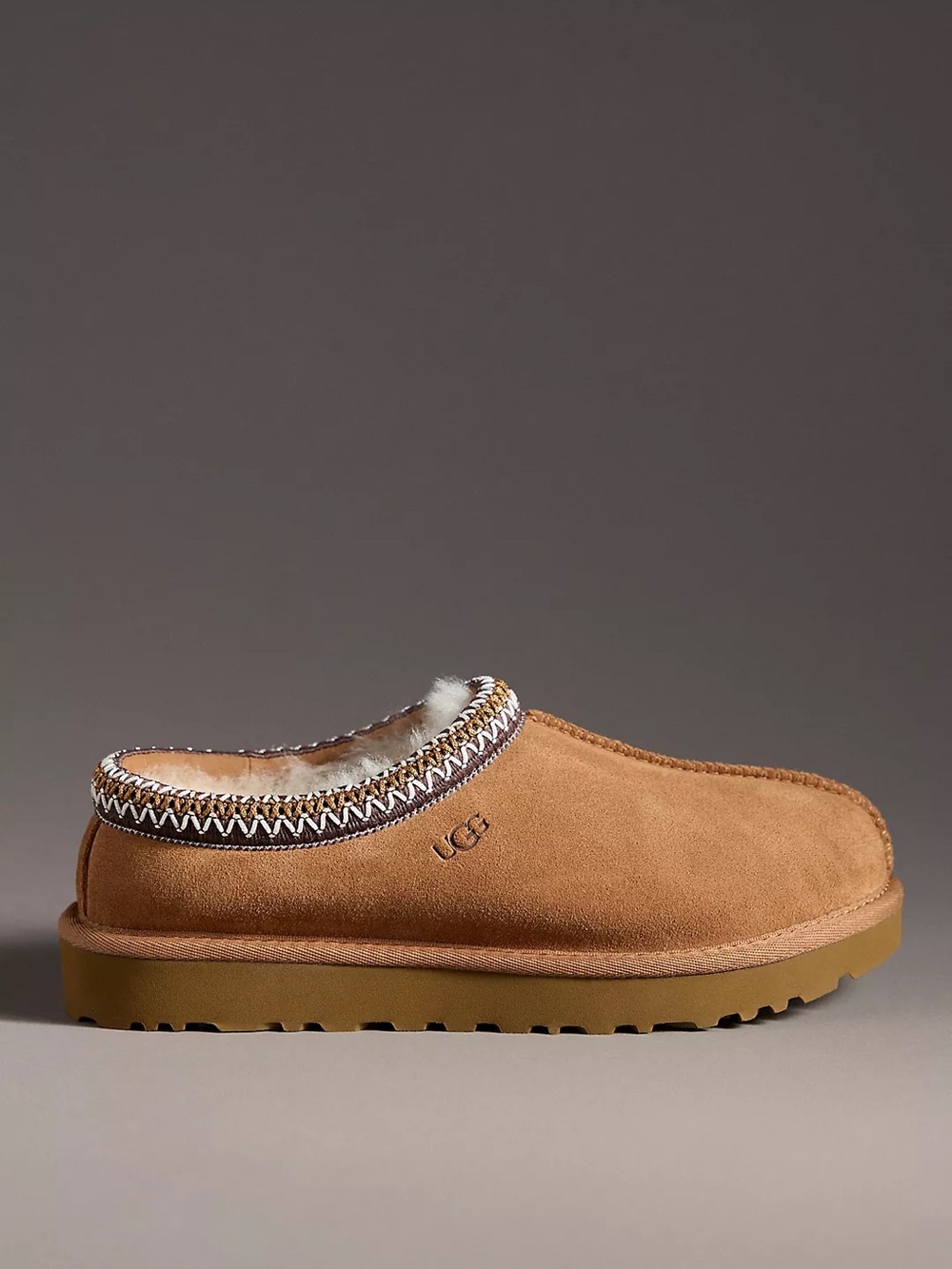 UGG® Men’s Tasman II Tan Suede Slip-on House Casual Slippers Sz 11